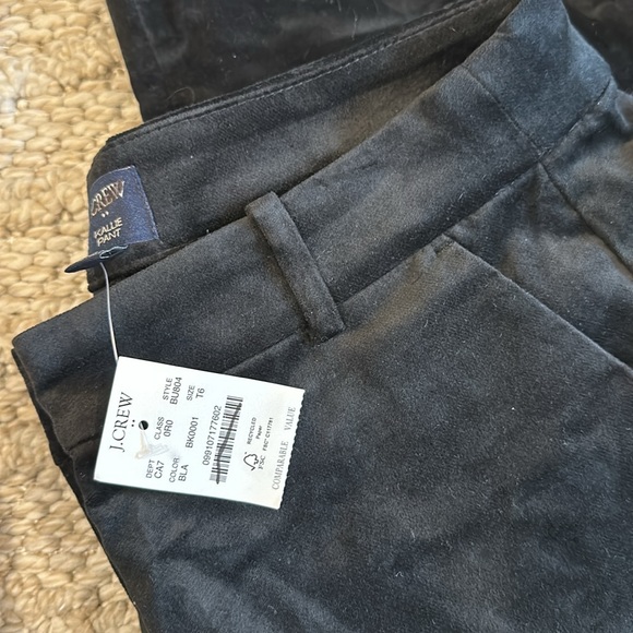 J. Crew Velvet Kallie pant - Picture 2 of 2